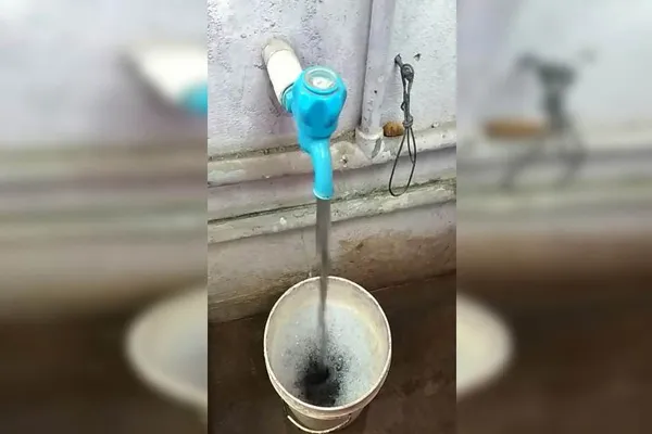 ground water turns black
